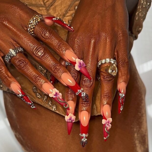 Cynthia Erivo, Cynthia erivo's nails, nails, nail design, apres nails, nail art, Tony awards