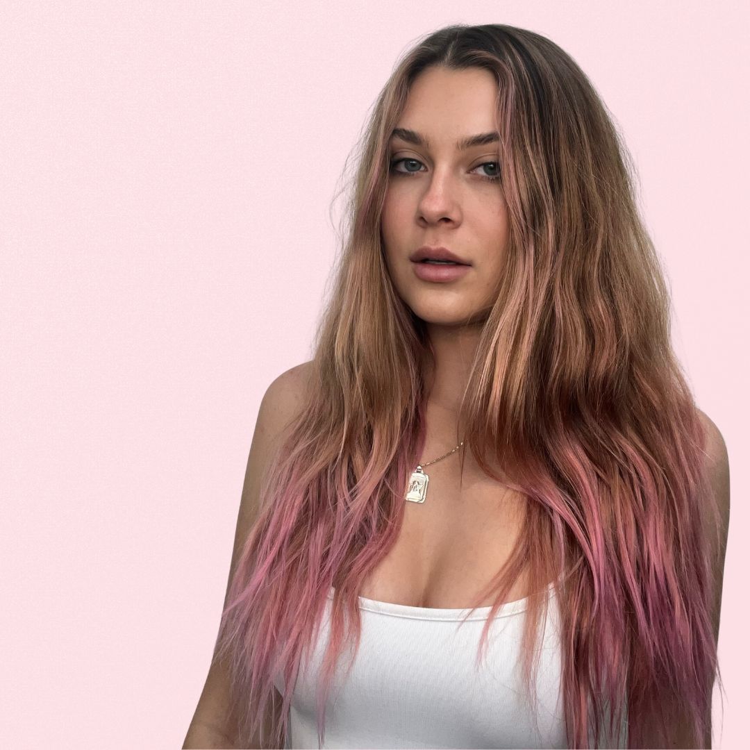 pink, pink hair, Bianca hillier, hair color trend, hair color, pastel pink